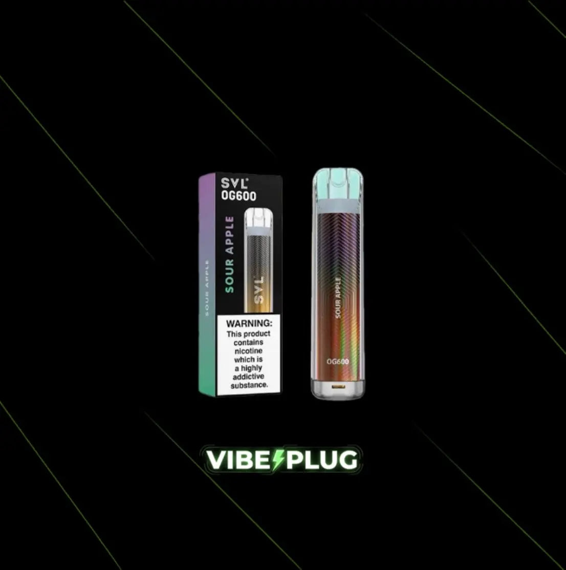 Svl Sour Apple - 600 Puffs