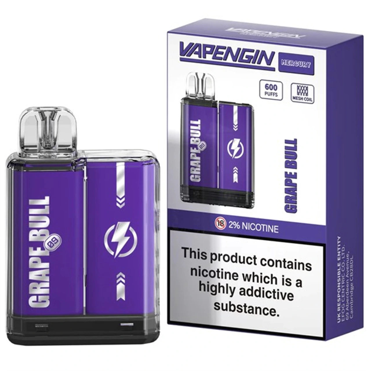 Vapengin - Grape Bull - 600 Puffs