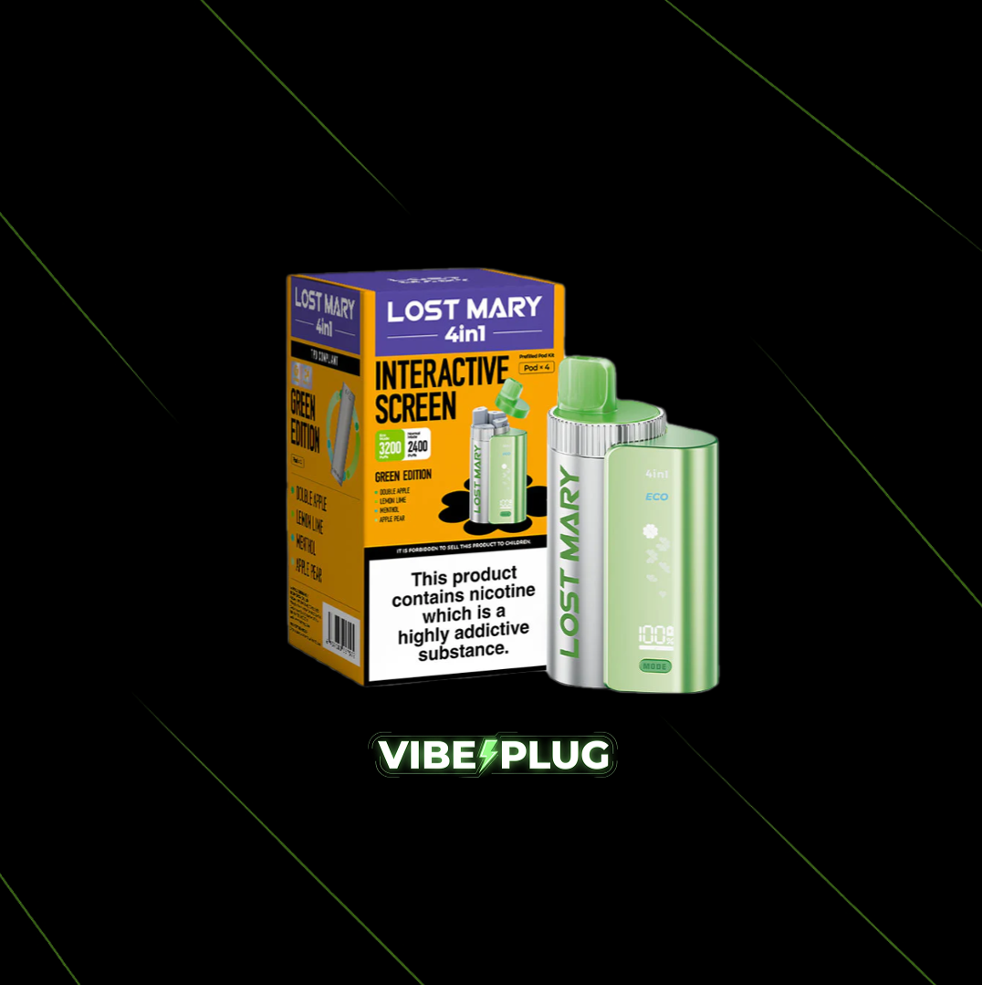 Lost Mary 4 in 1 Green Edition - 9600/12800 Puffs